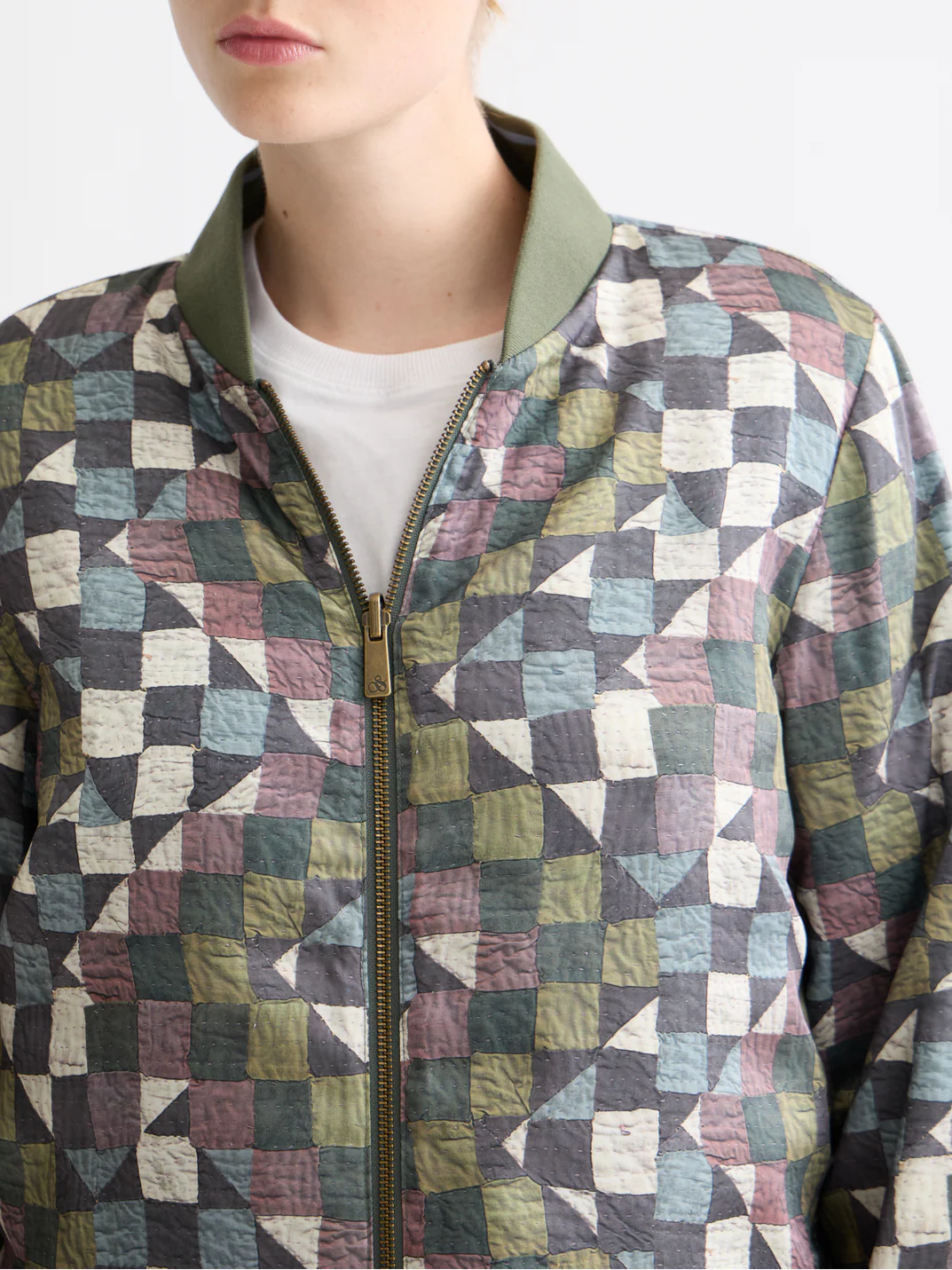 Reversible quilted bomber - Image 3