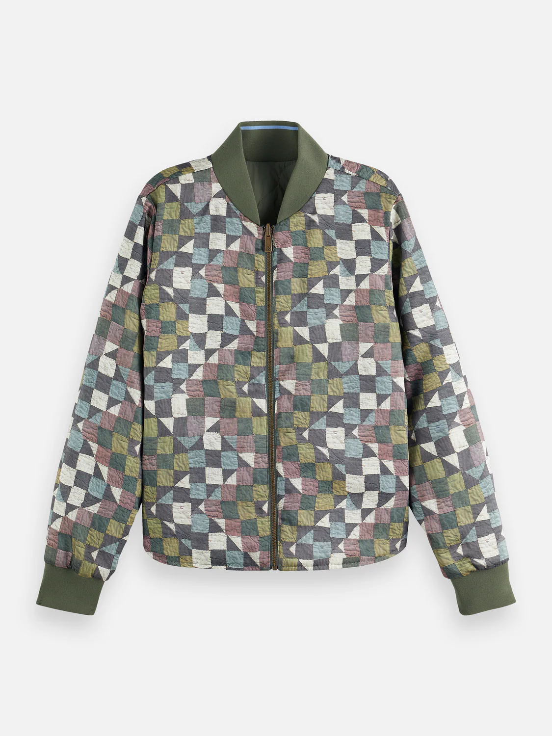 Reversible quilted bomber - Image 5