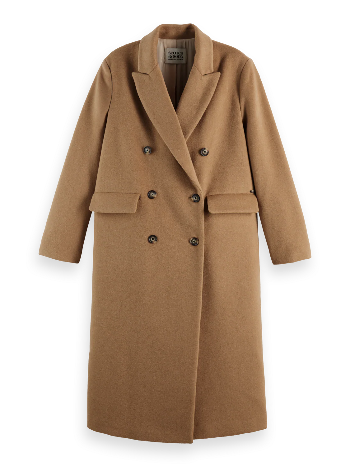 Double Breasted Tailored Wool blend Coat - Image 5