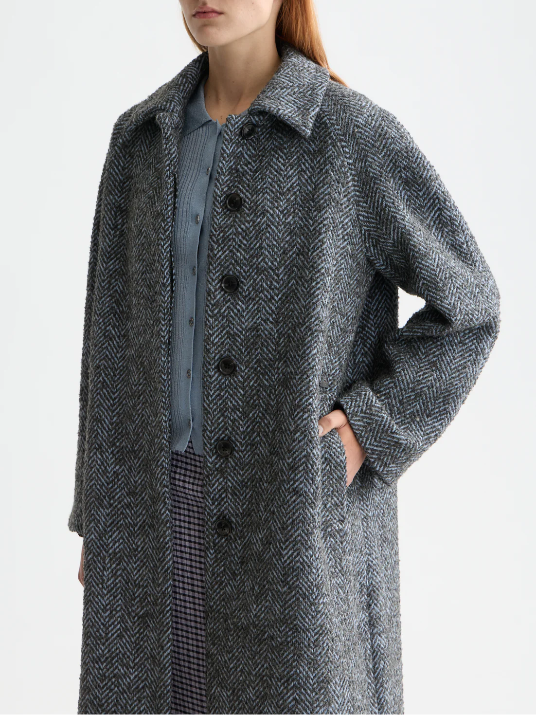 Wool blend carcoat - Image 3