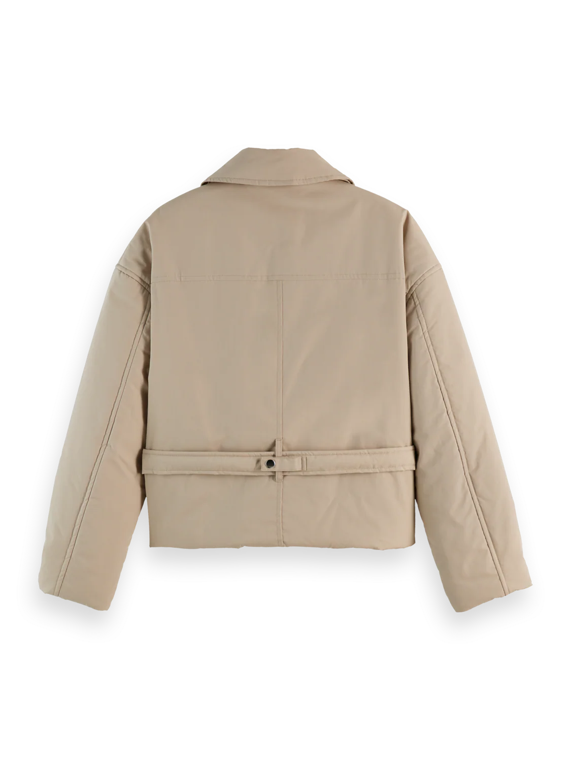 Lightweight padded poplin trench - Image 6