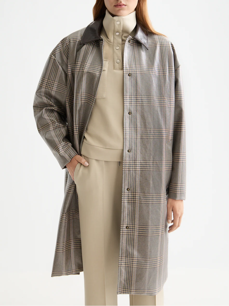 Coated raincoat