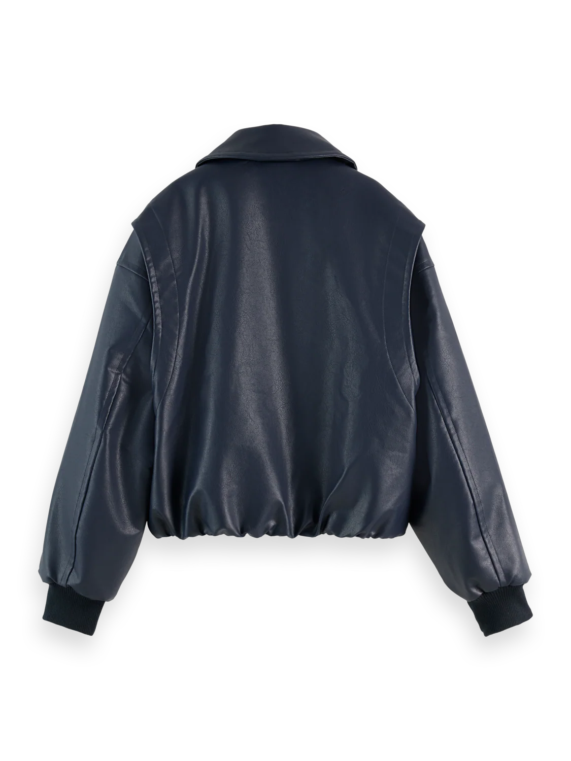 Vegan leather bomber jacket - Image 6