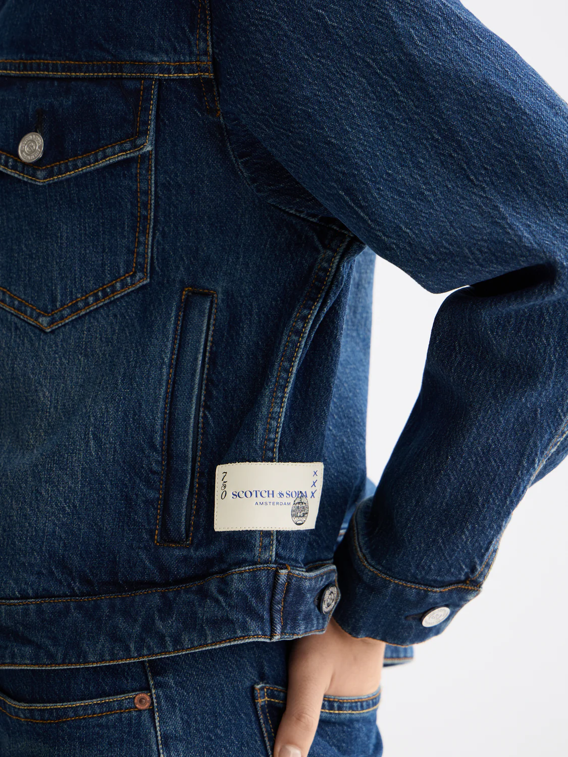 Cropped Denim Jacket – Let It Rain Collection - Image 3