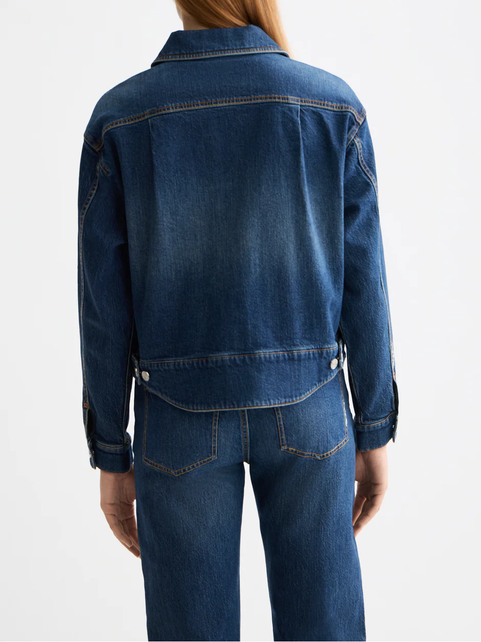 Cropped Denim Jacket – Let It Rain Collection - Image 4