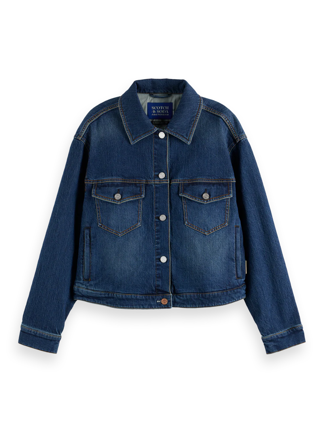 Cropped Denim Jacket – Let It Rain Collection - Image 5