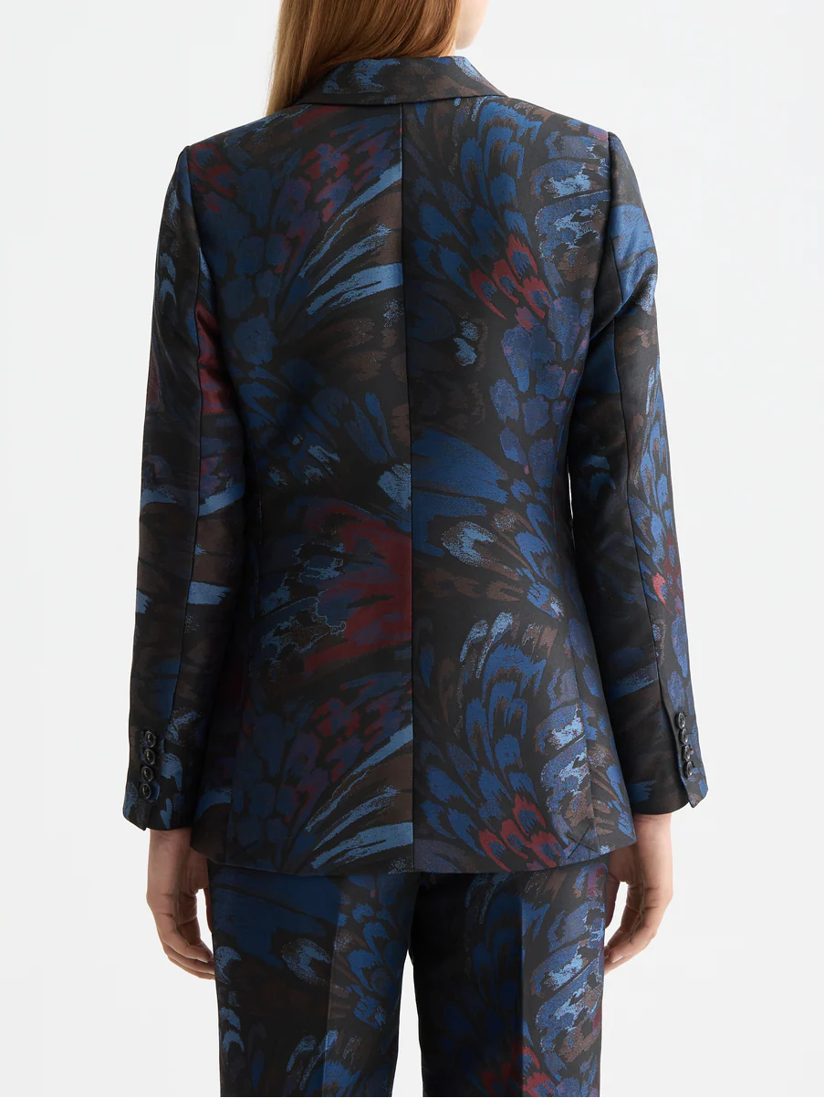Double breasted Jacquard blazer - Image 4