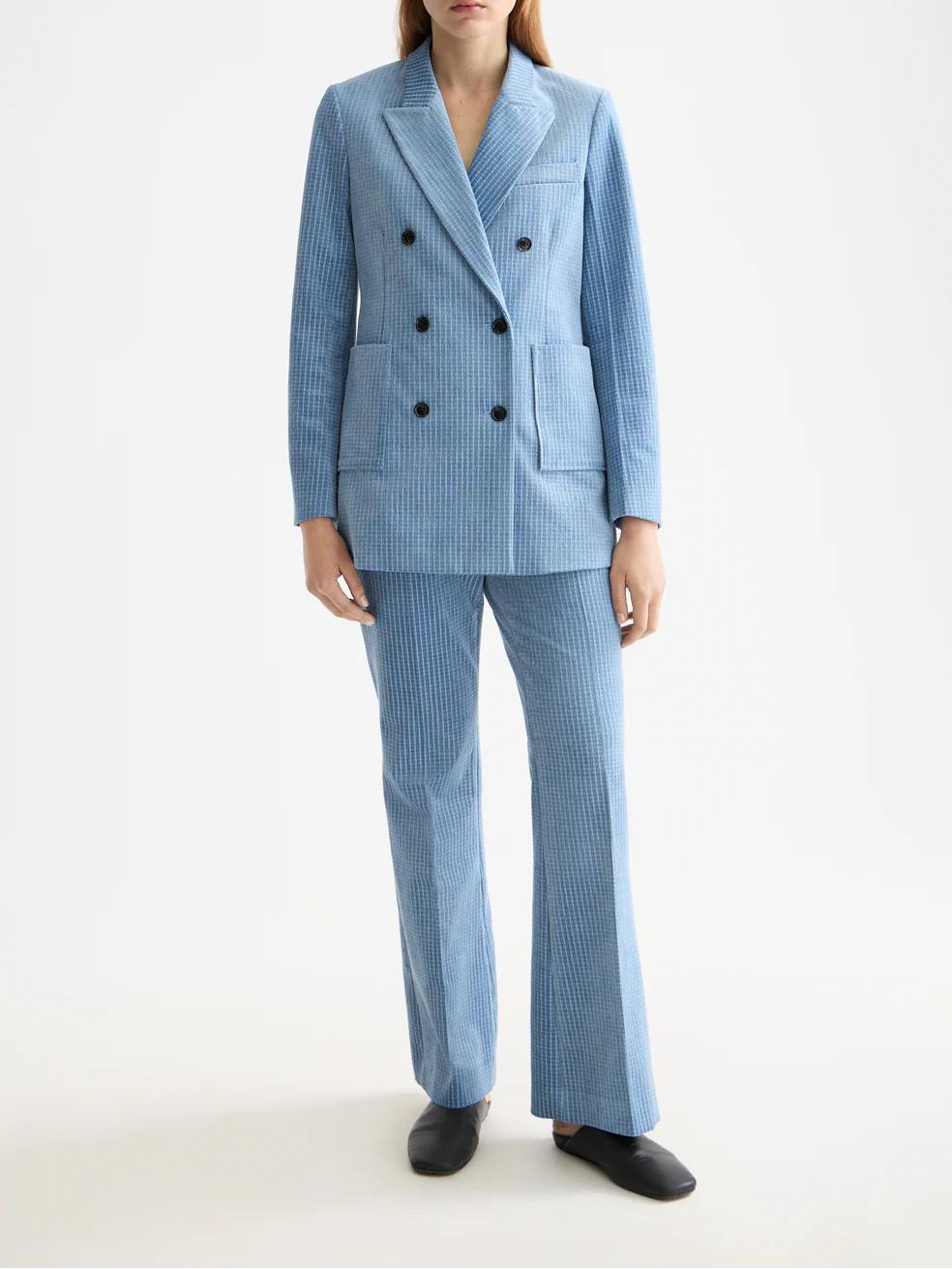 Corduroy double breasted blazer - Image 2