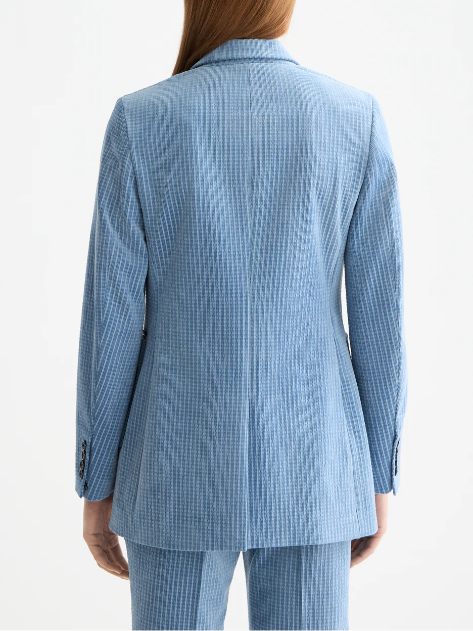 Corduroy double breasted blazer - Image 4