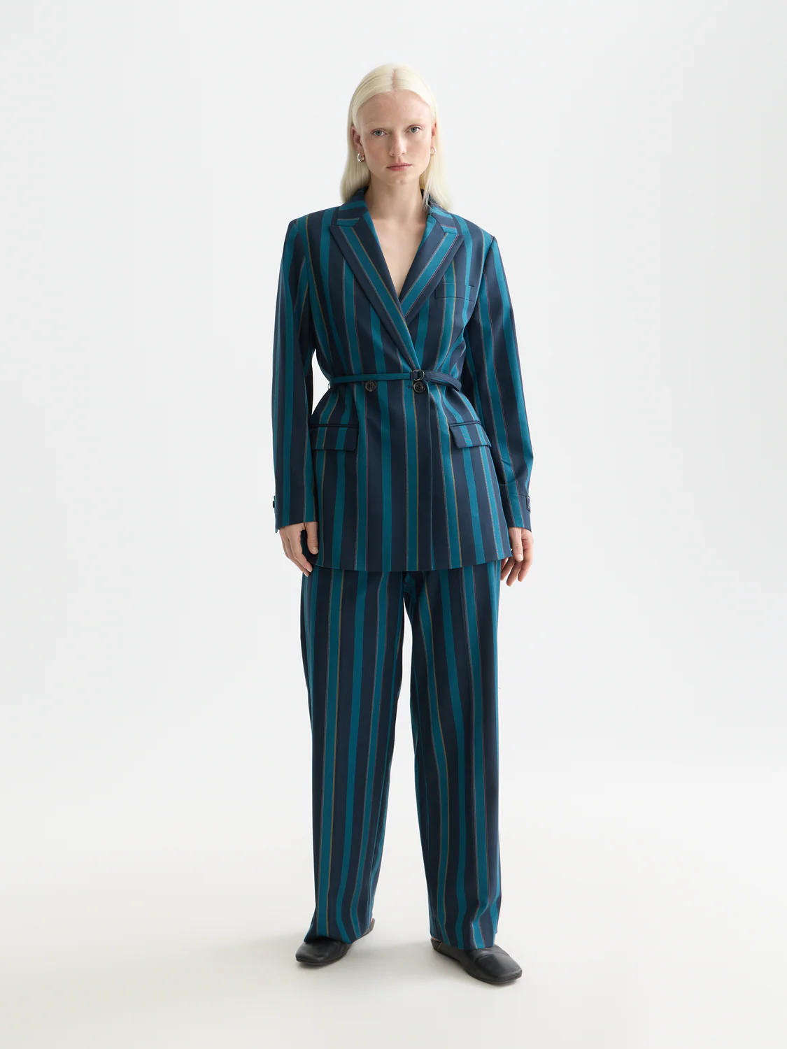 Blanket stripe blazer - Image 2