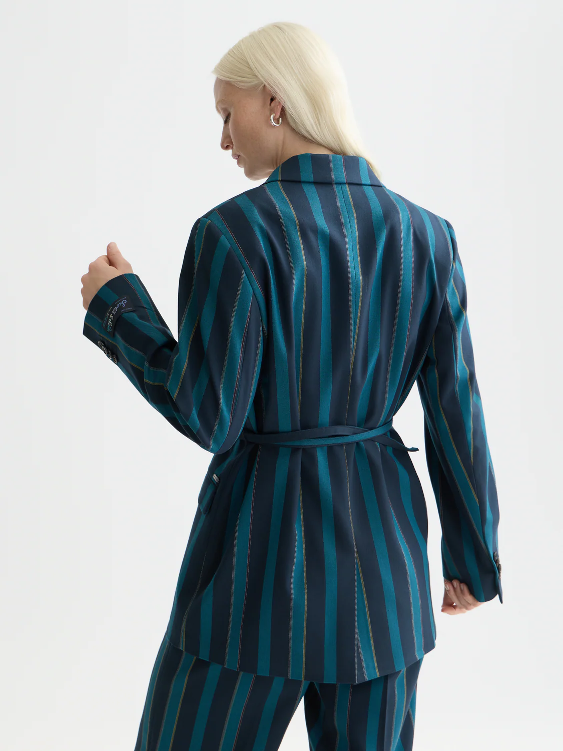 Blanket stripe blazer - Image 4