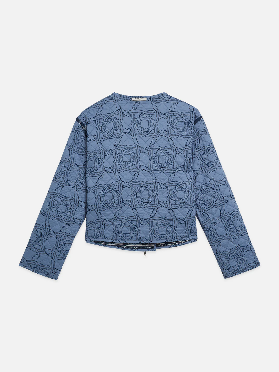 Reversible printed quilted jacket - Image 9