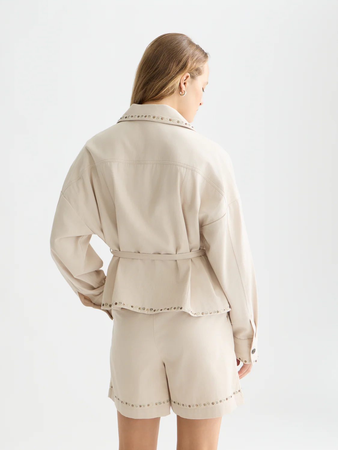 Embellished cotton trucker - Image 4