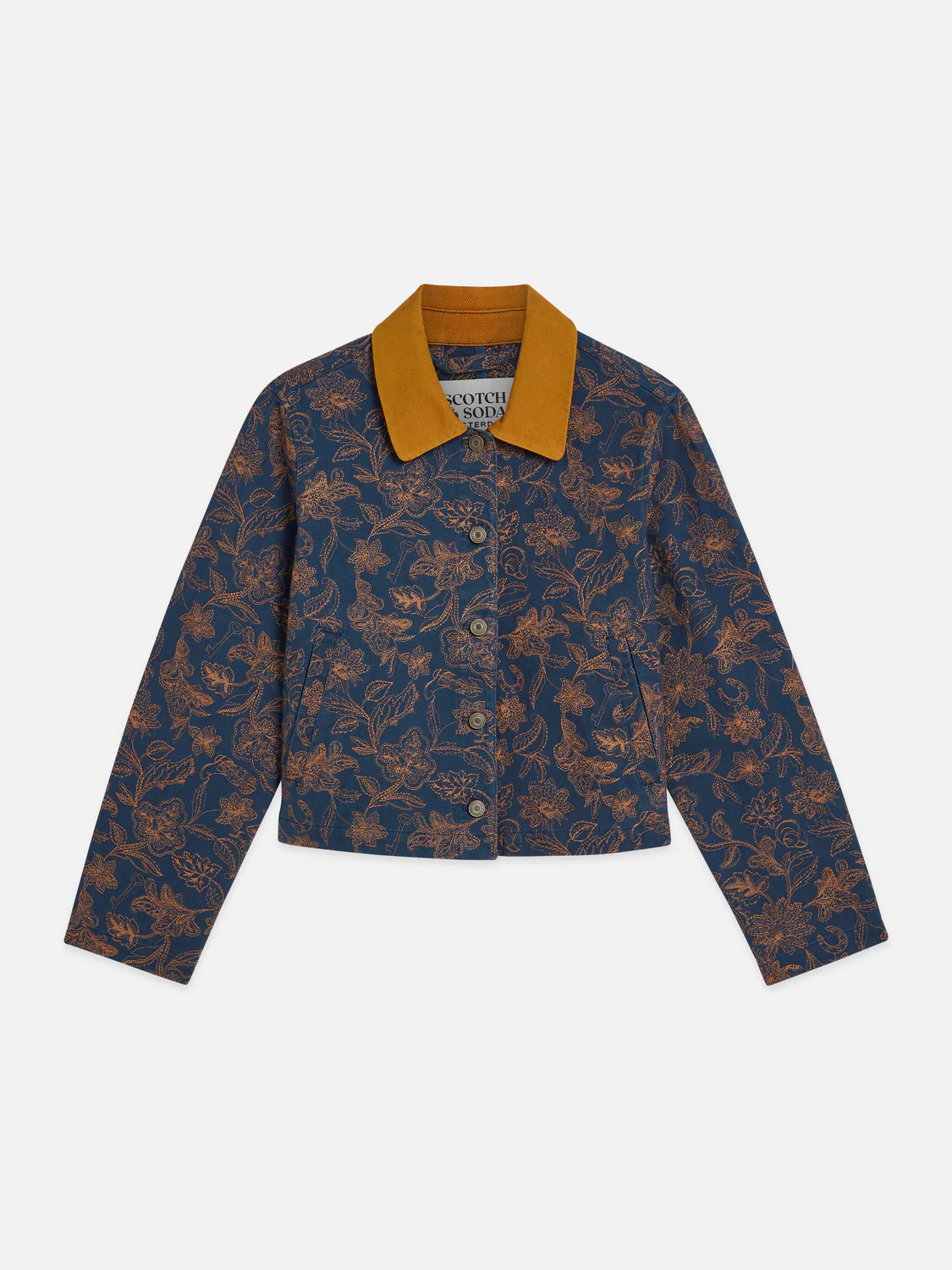 Embroidered cotton jacket - Image 5