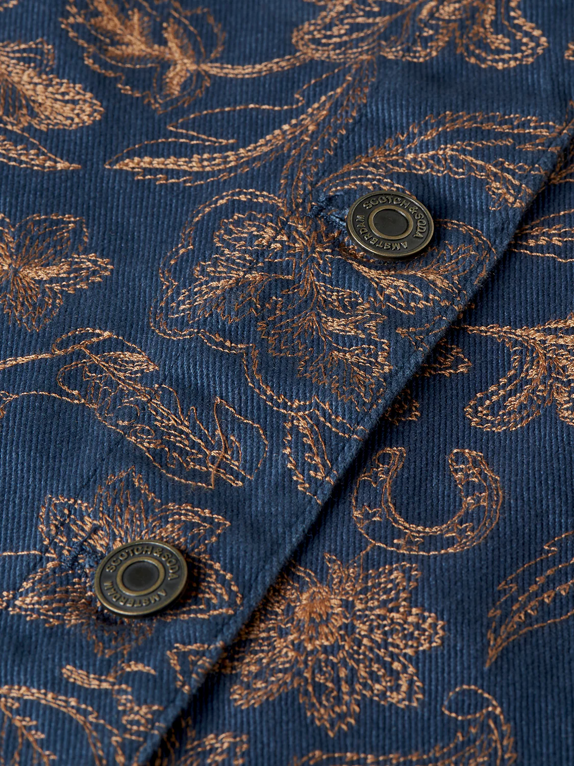 Embroidered cotton jacket - Image 7
