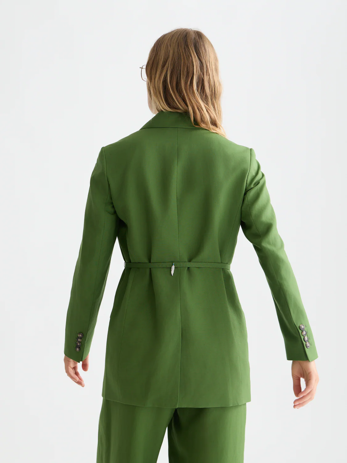 Linen blend blazer - Image 4