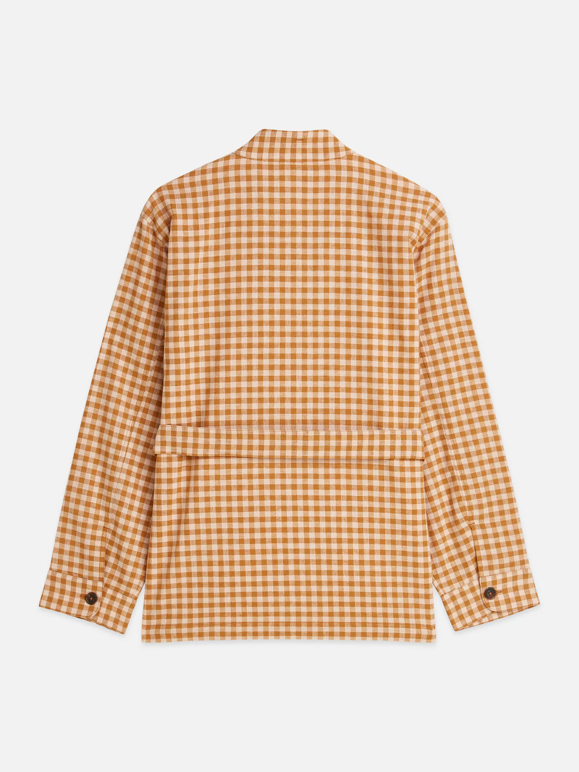 Linen blend gingham belted blazer - Image 6