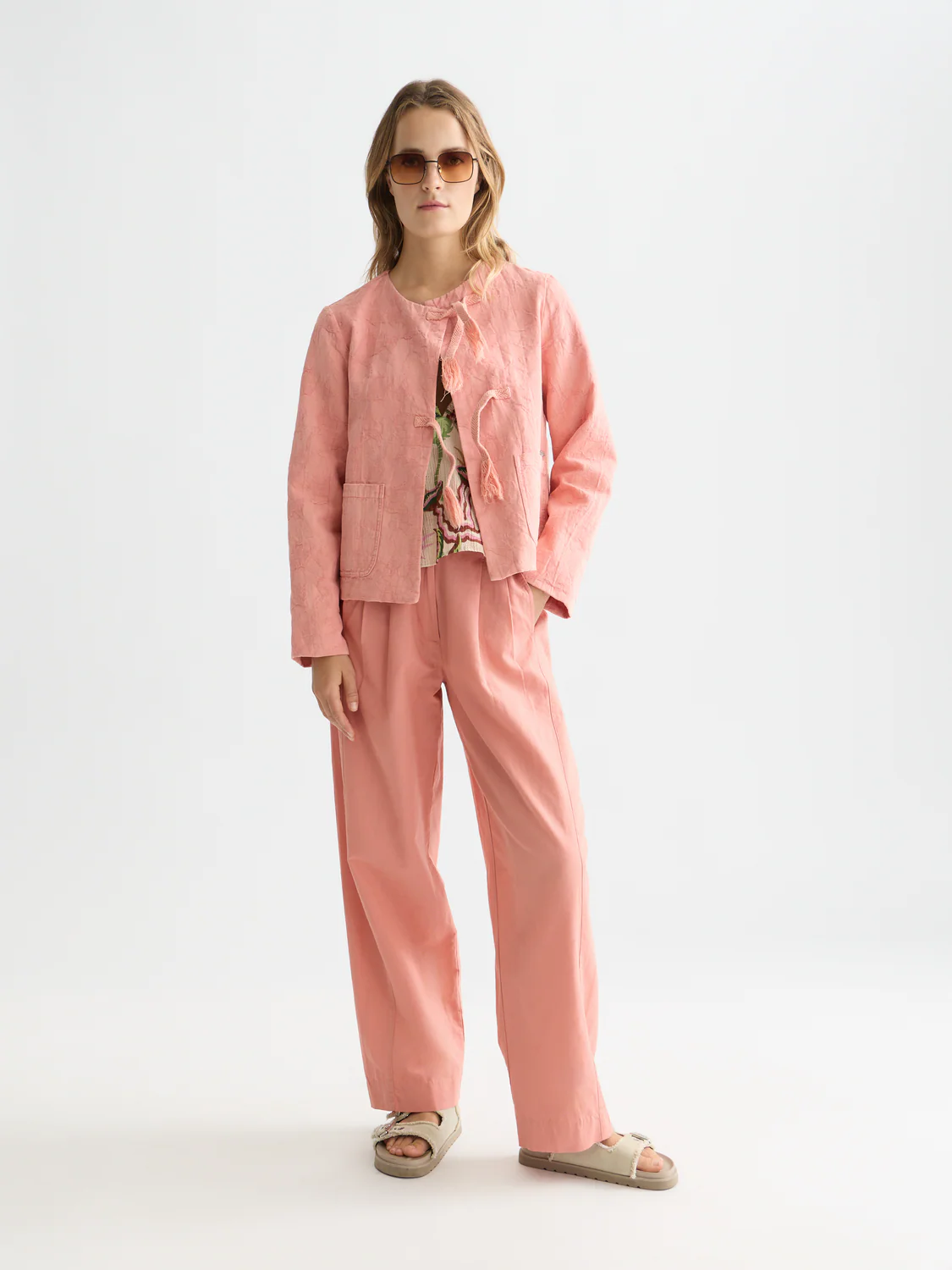 Structured jacquard blazer - Image 2