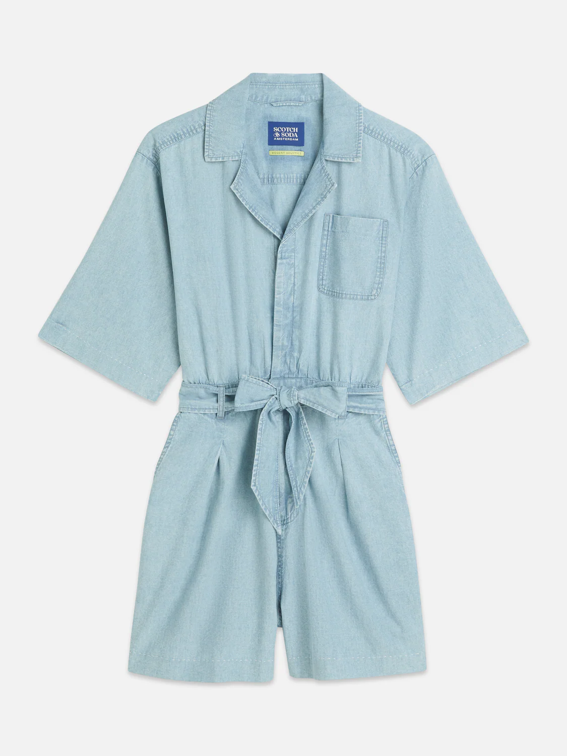 Lightweight denim playsuit - Image 5