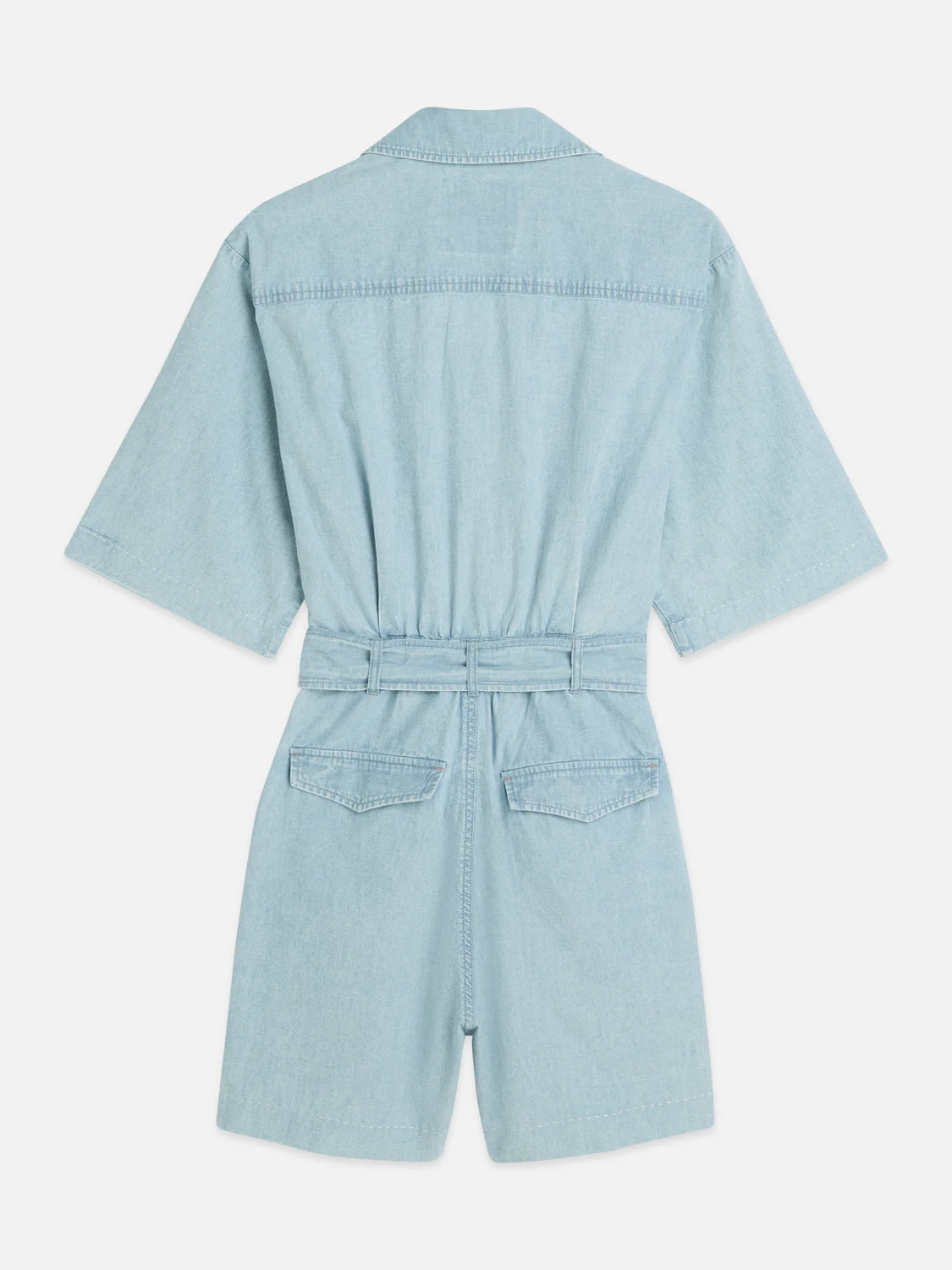 Lightweight denim playsuit - Image 6
