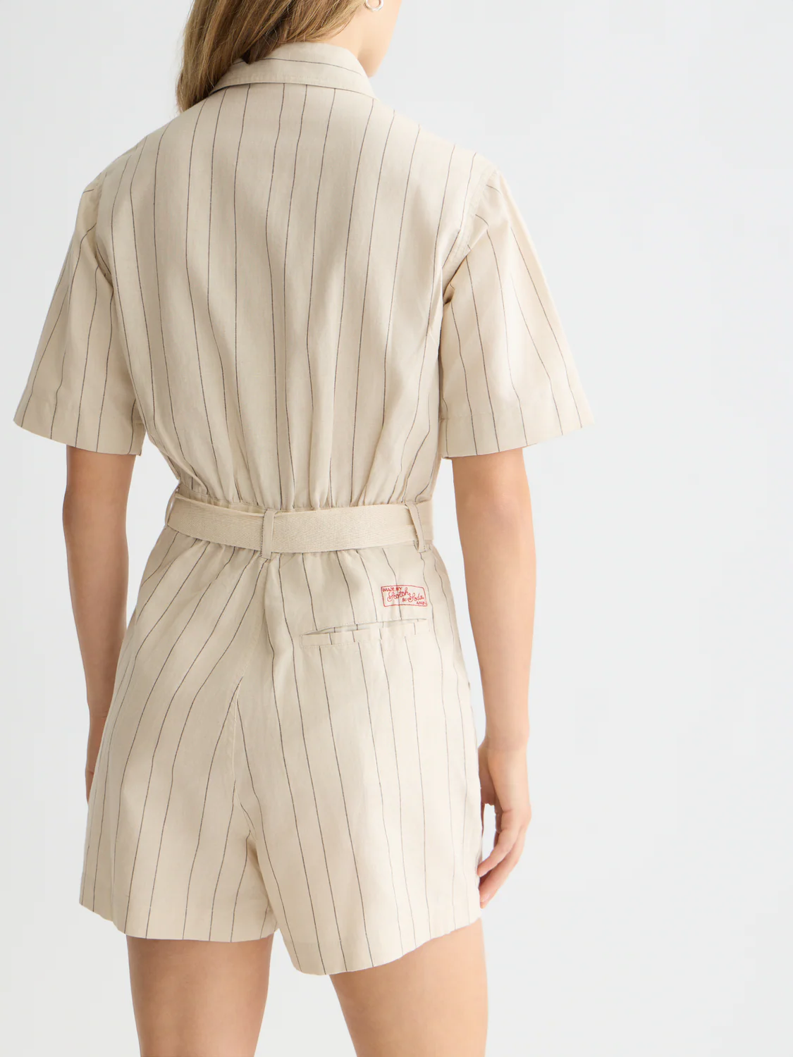 Cotton-linen playsuit - Image 3