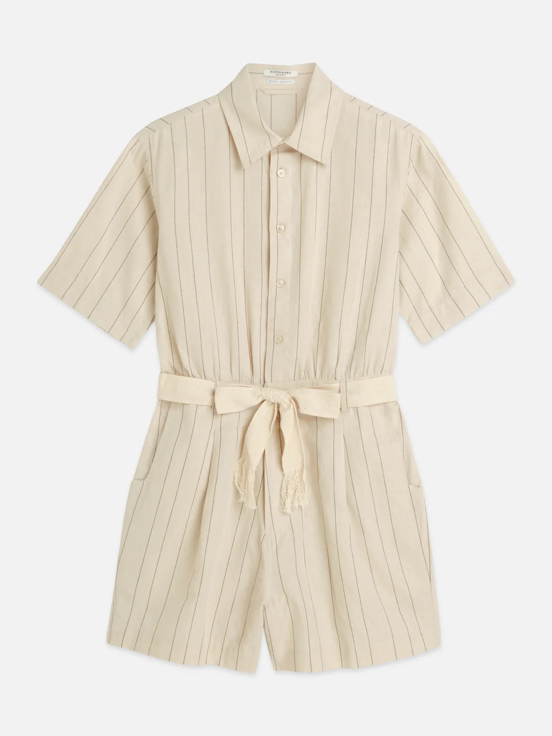 Cotton-linen playsuit - Image 5