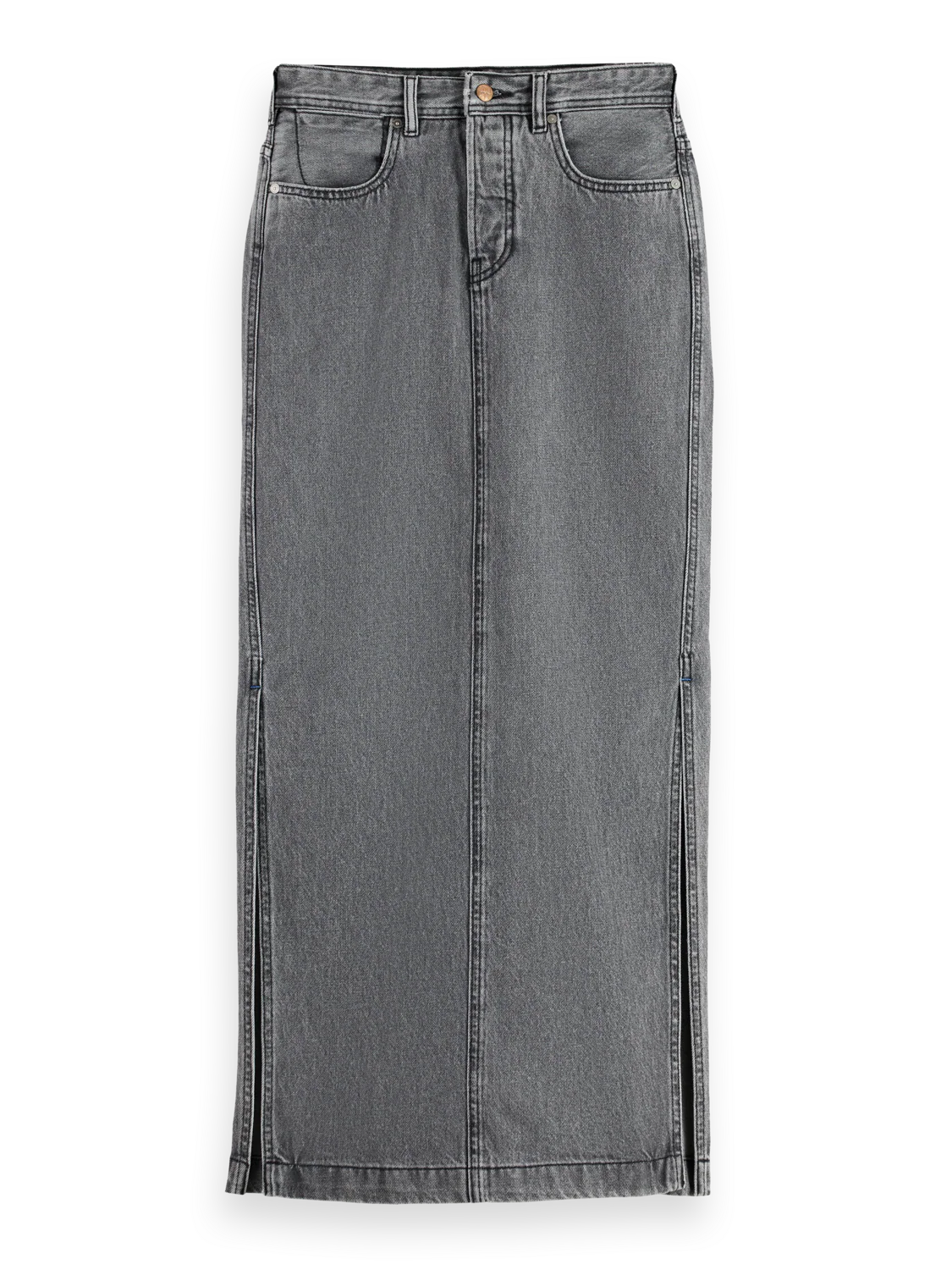 denim long skirt - Image 5