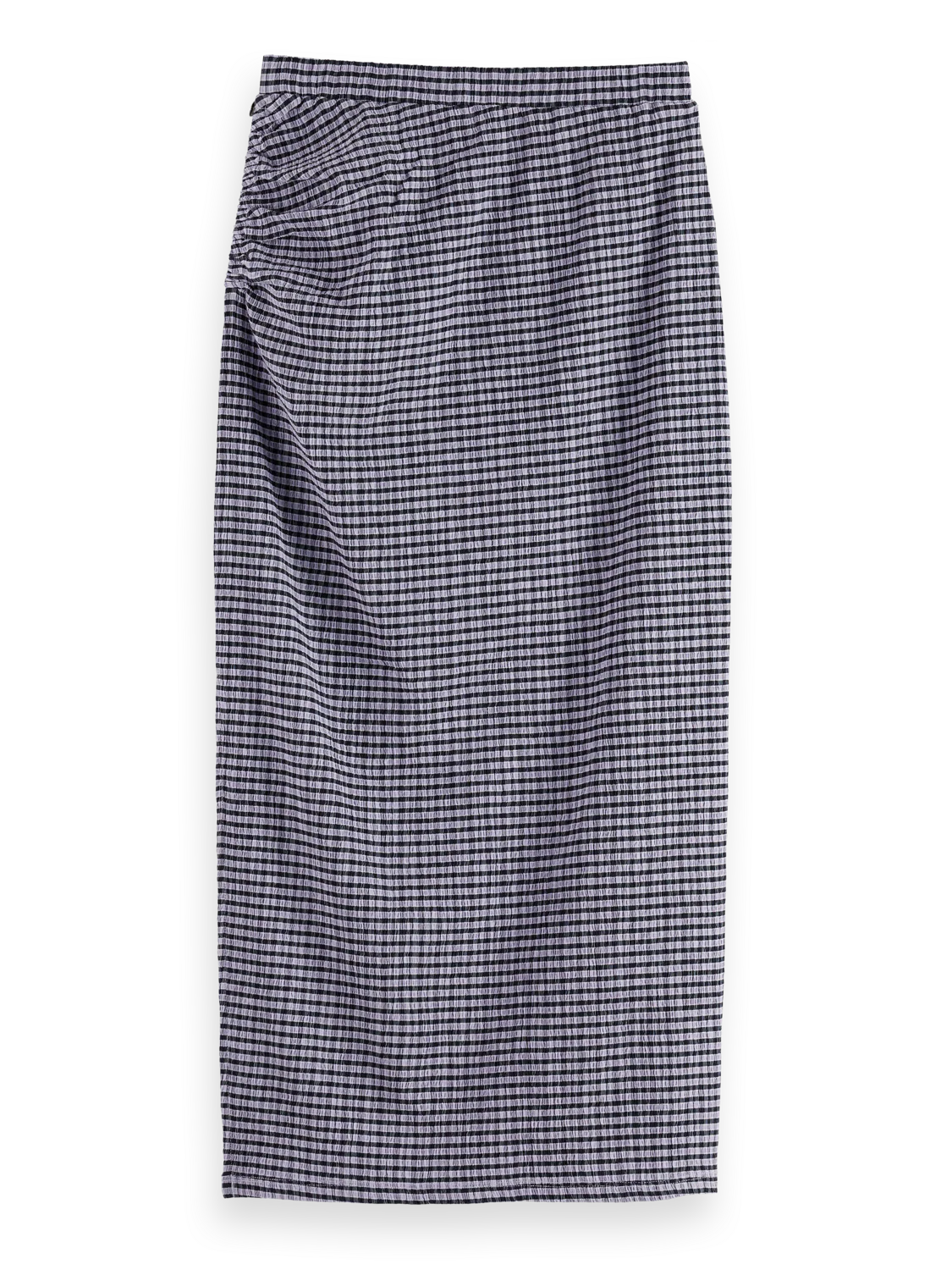 Structured gingham skirt - Image 5