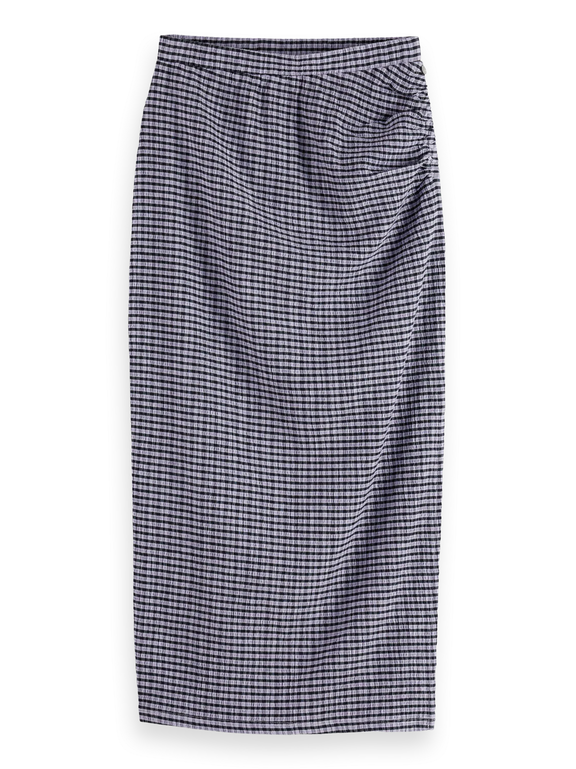 Structured gingham skirt - Image 6