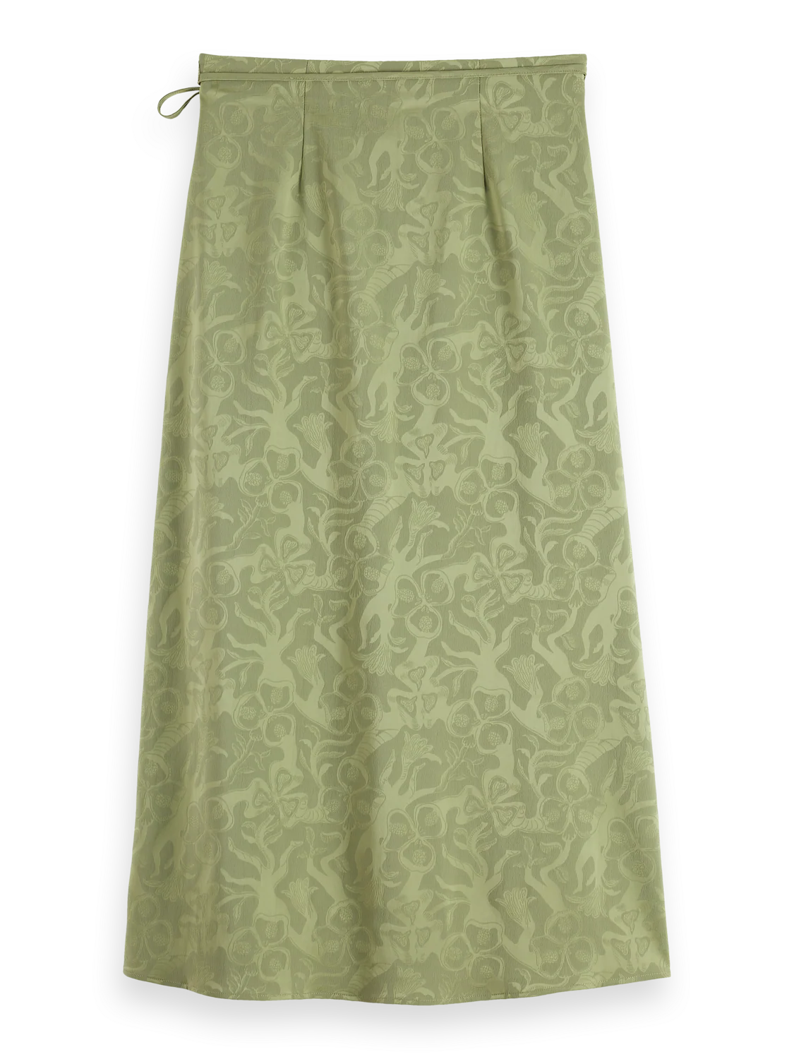 Fluid wrapped midi skirt - Image 5
