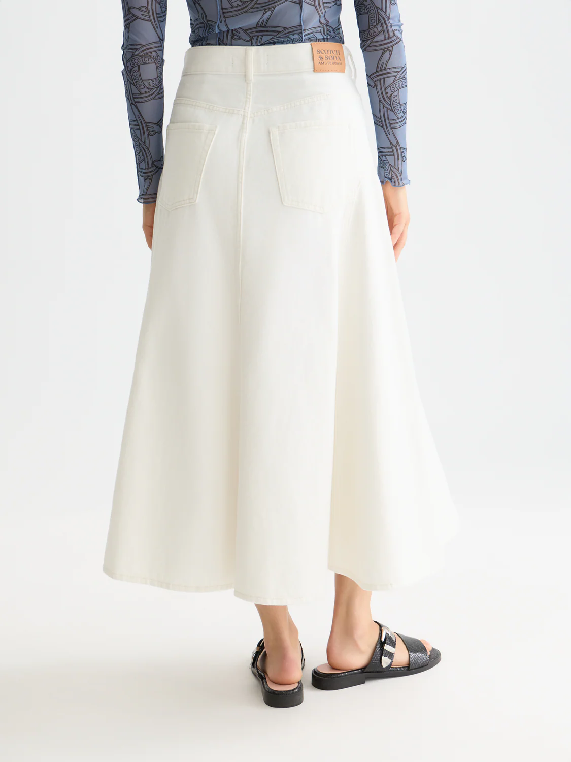 Denim maxi skirt - Image 4