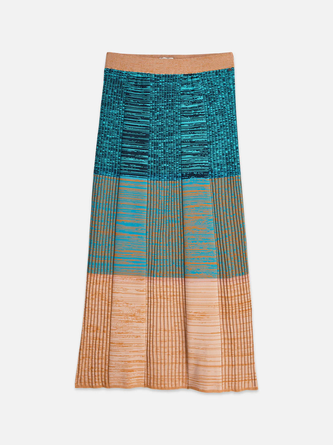 Maxi ribbed knitted skirt - Image 5