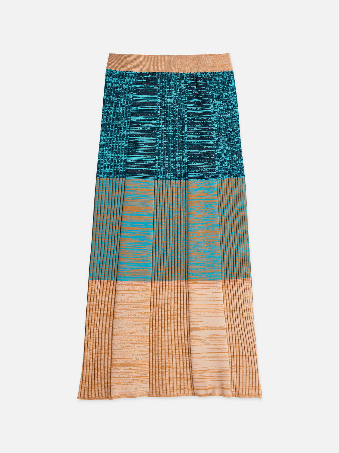 Maxi ribbed knitted skirt - Image 6