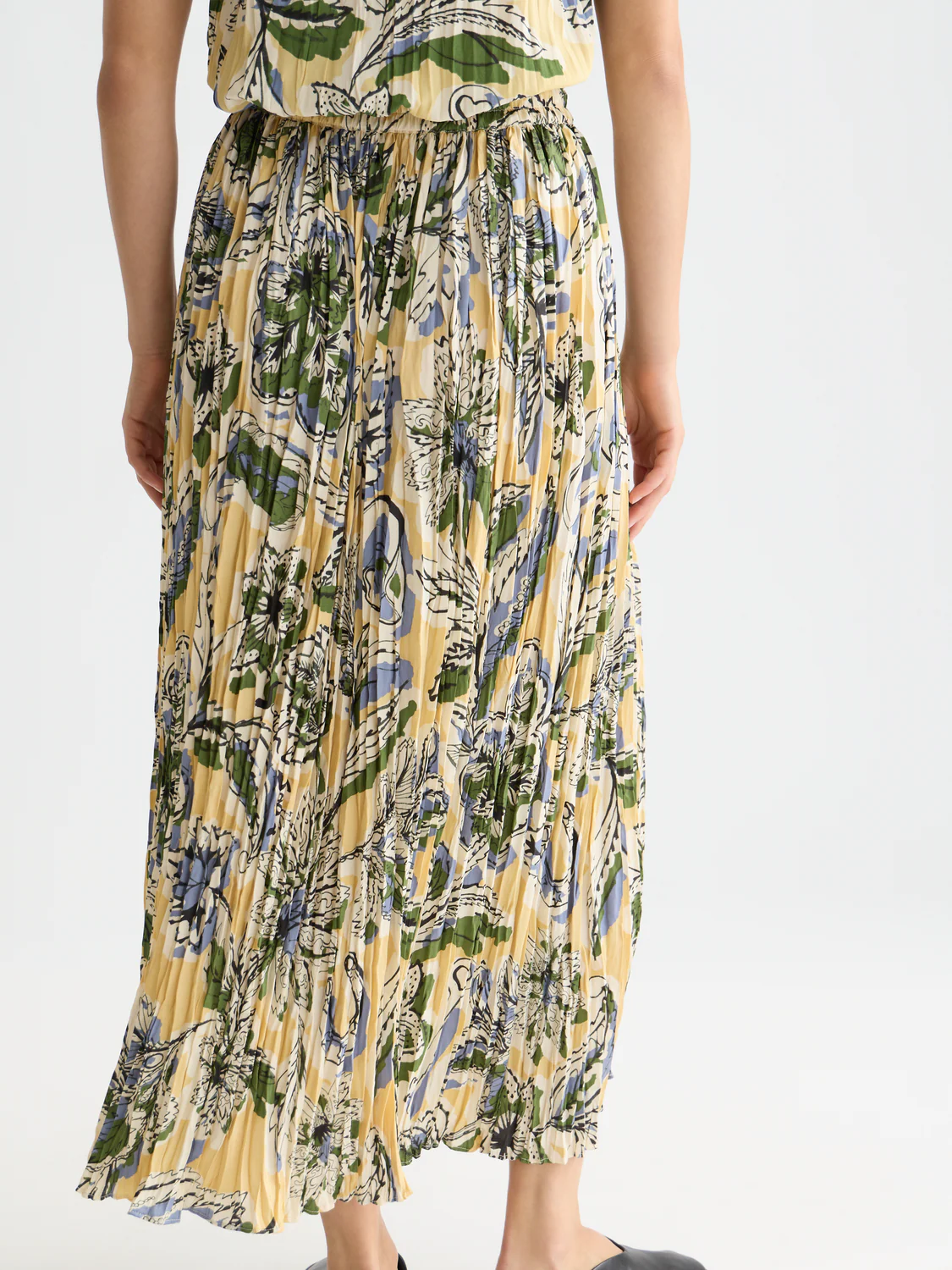 Printed pleat skirt - Image 3