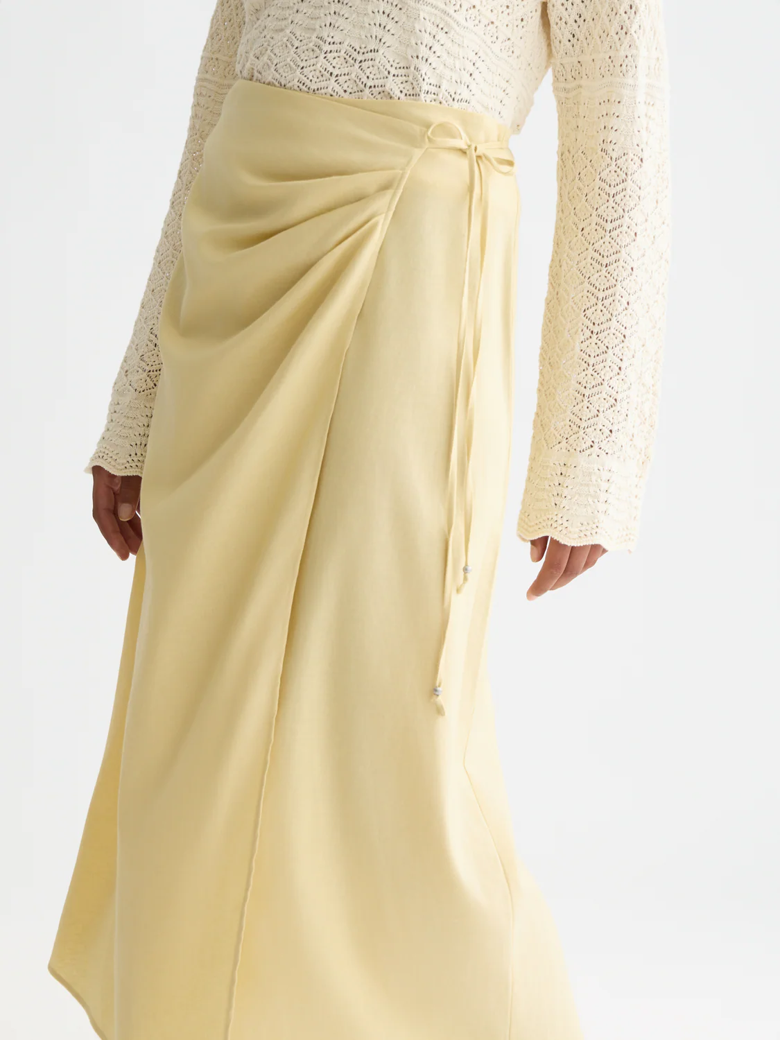 Linen wrap skirt - Image 3