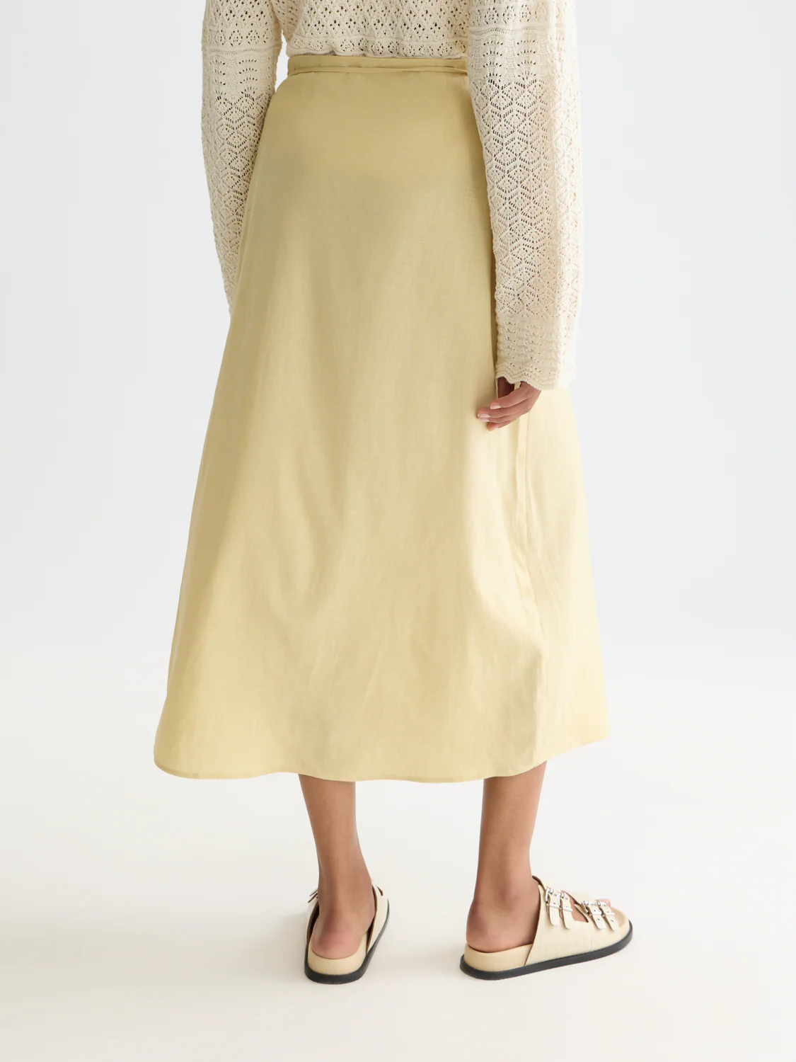Linen wrap skirt - Image 4