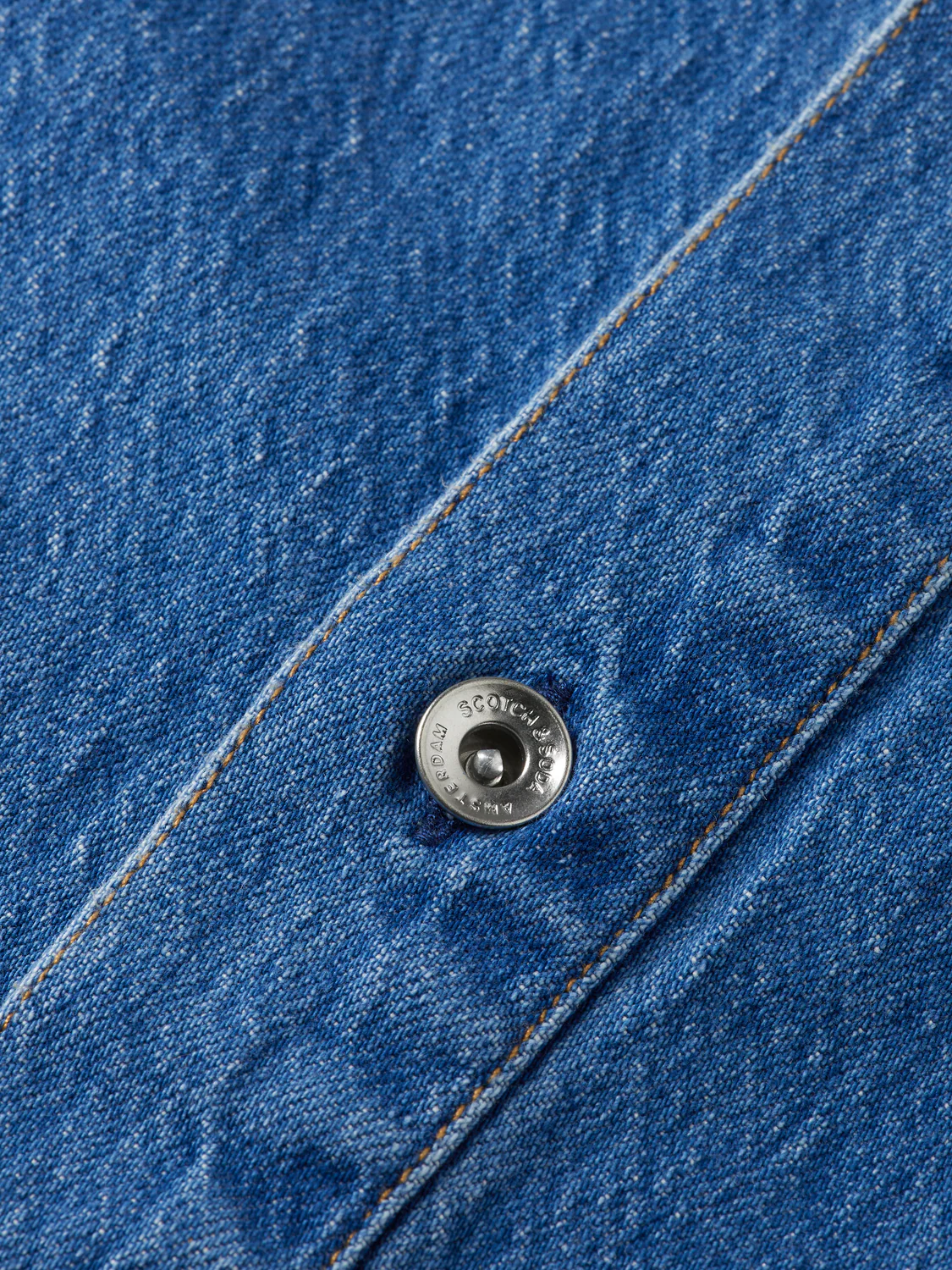 Washed denim mini shirtdress - Image 7