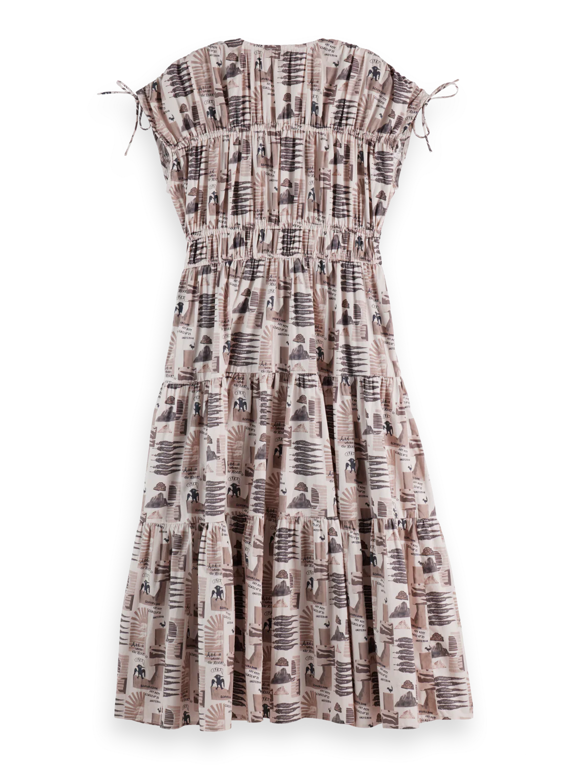 Gathered midi dress - Image 11
