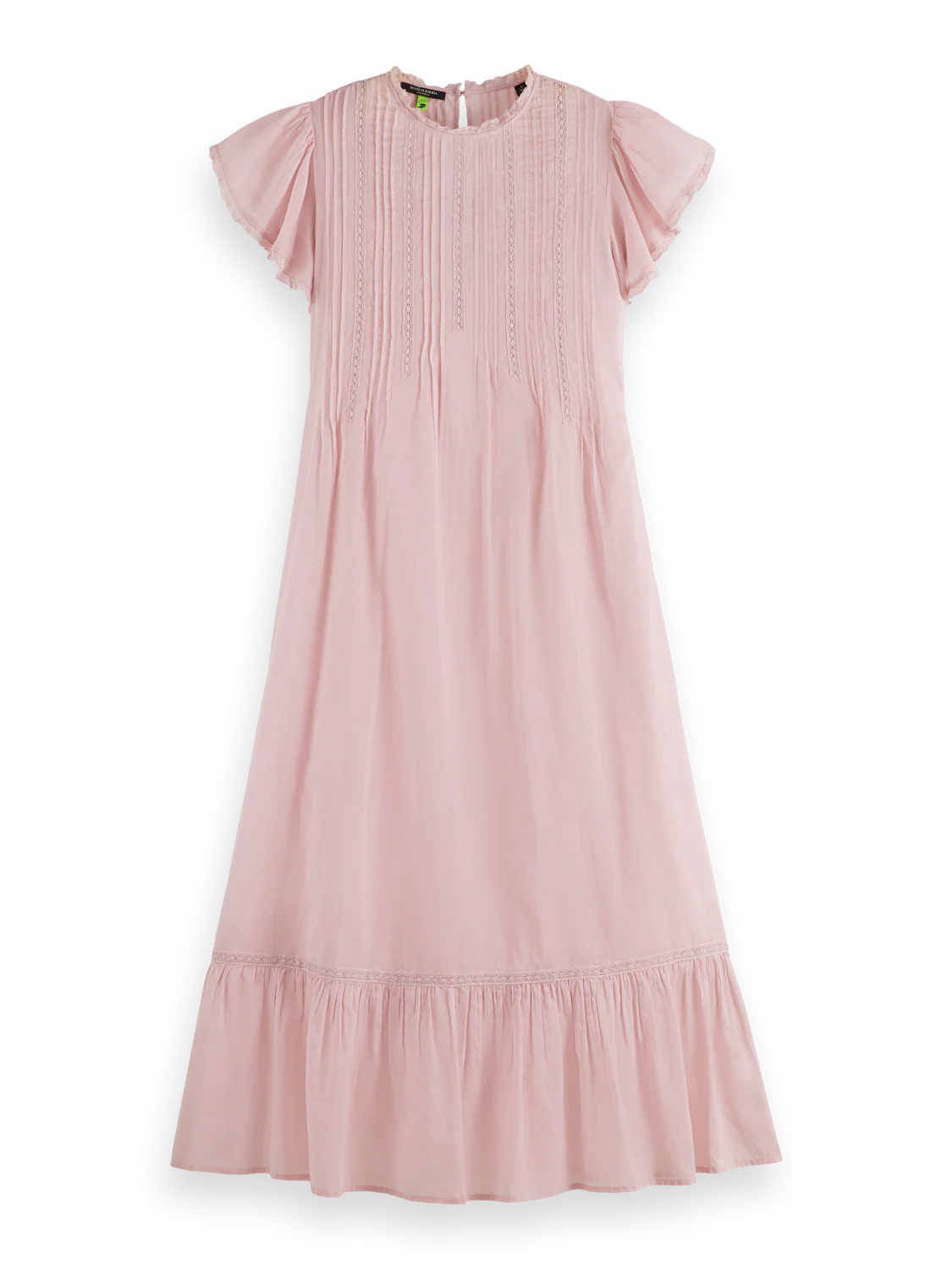 Maxi dress with lace details - Image 4
