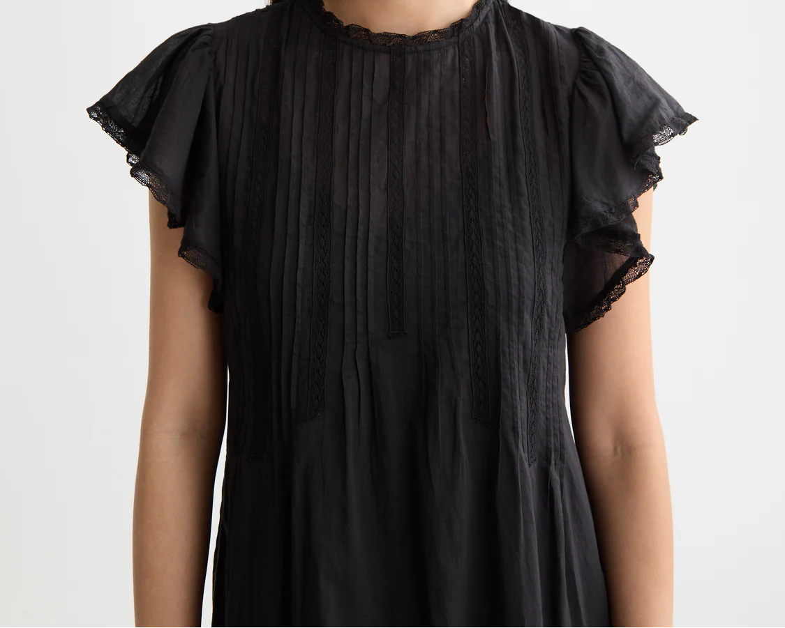 Maxi dress with lace details - Image 7