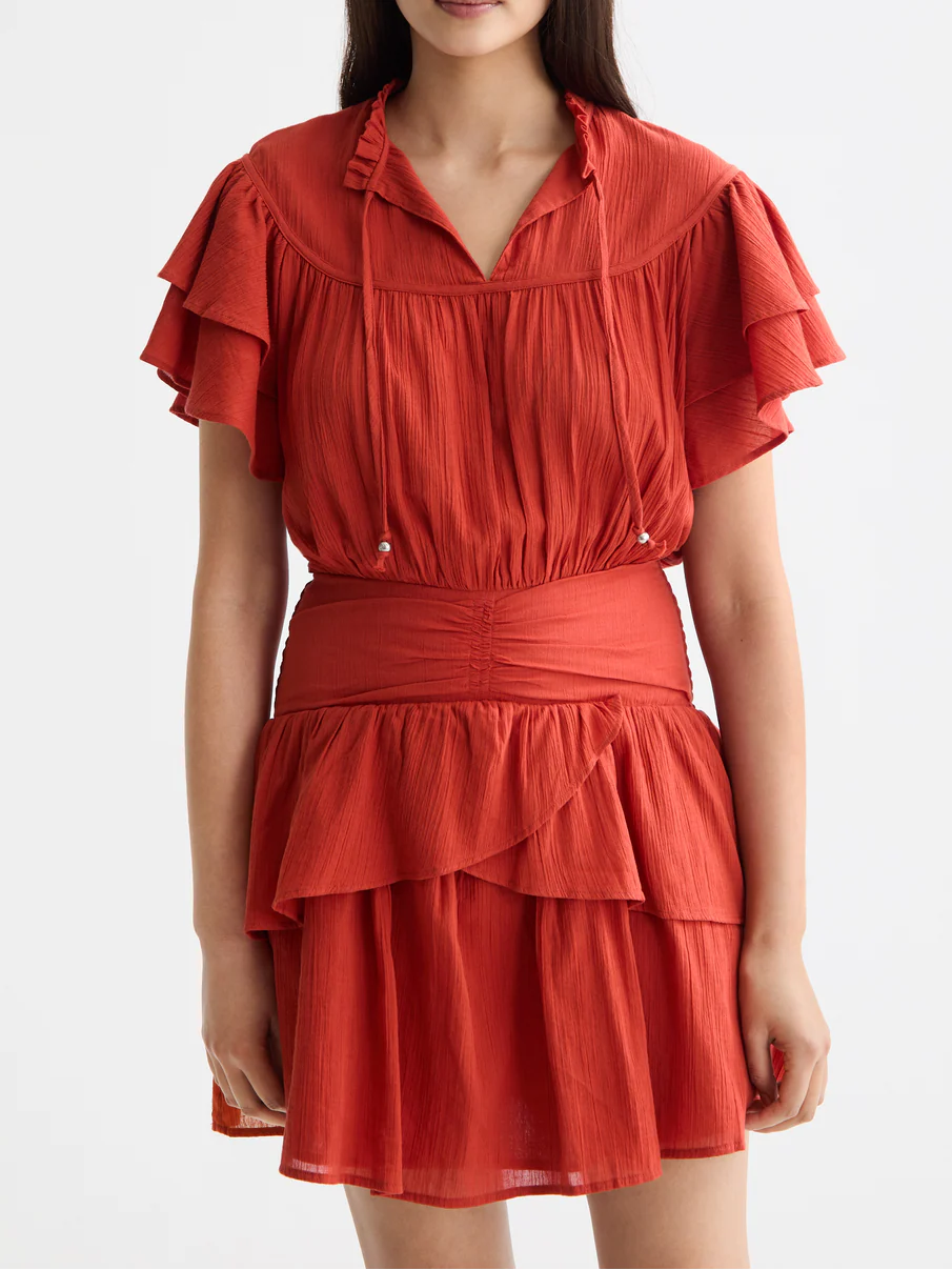 Ruffled mini dress - Image 2