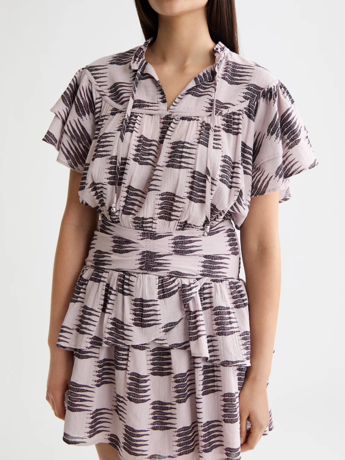 Ruffled mini dress - Image 8