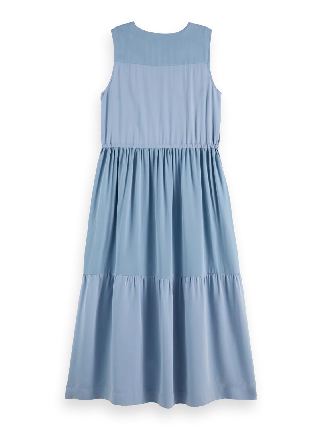 Midi dress with gathered waist - Image 11