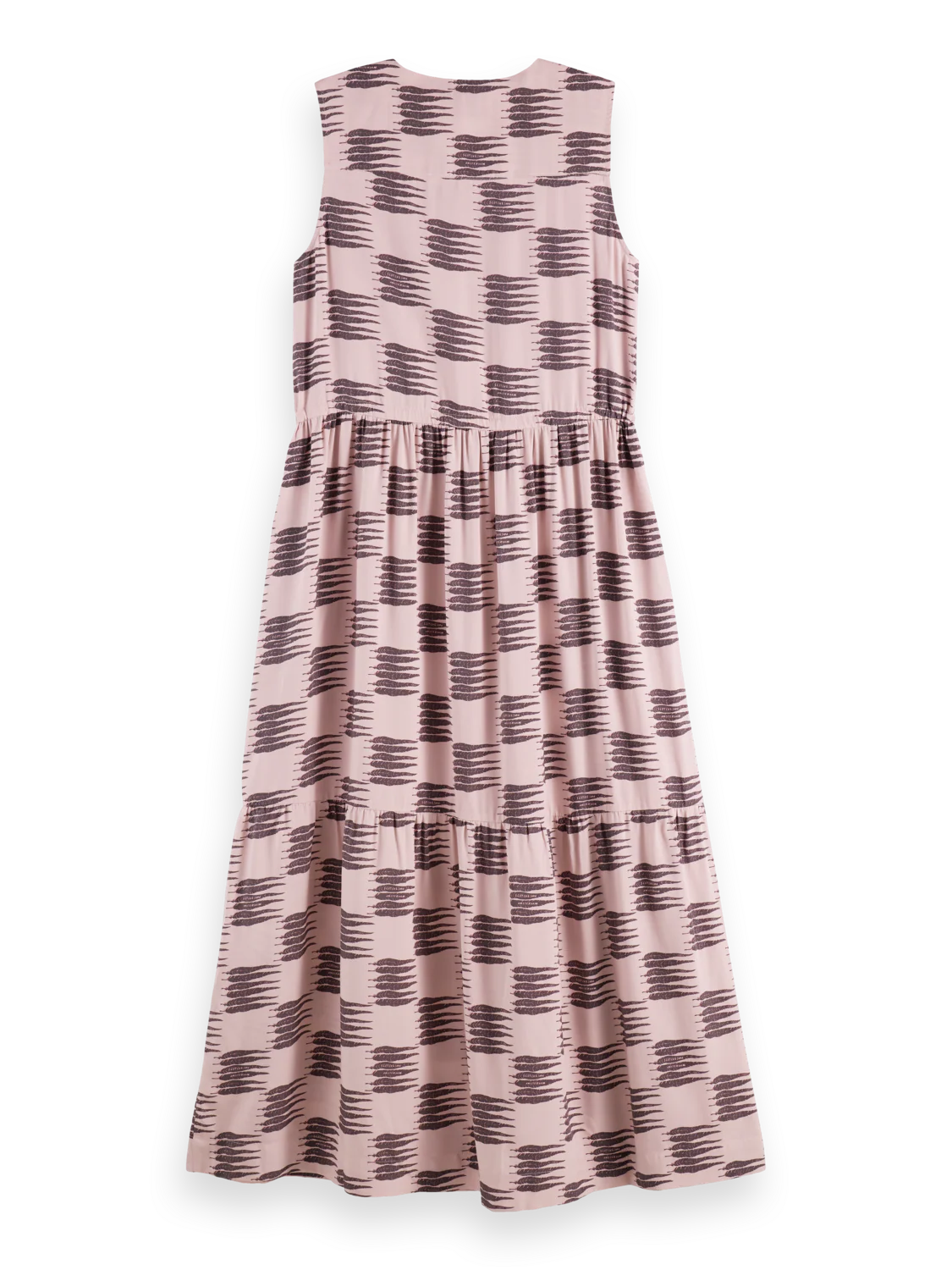 Midi dress with gathered waist - Image 5
