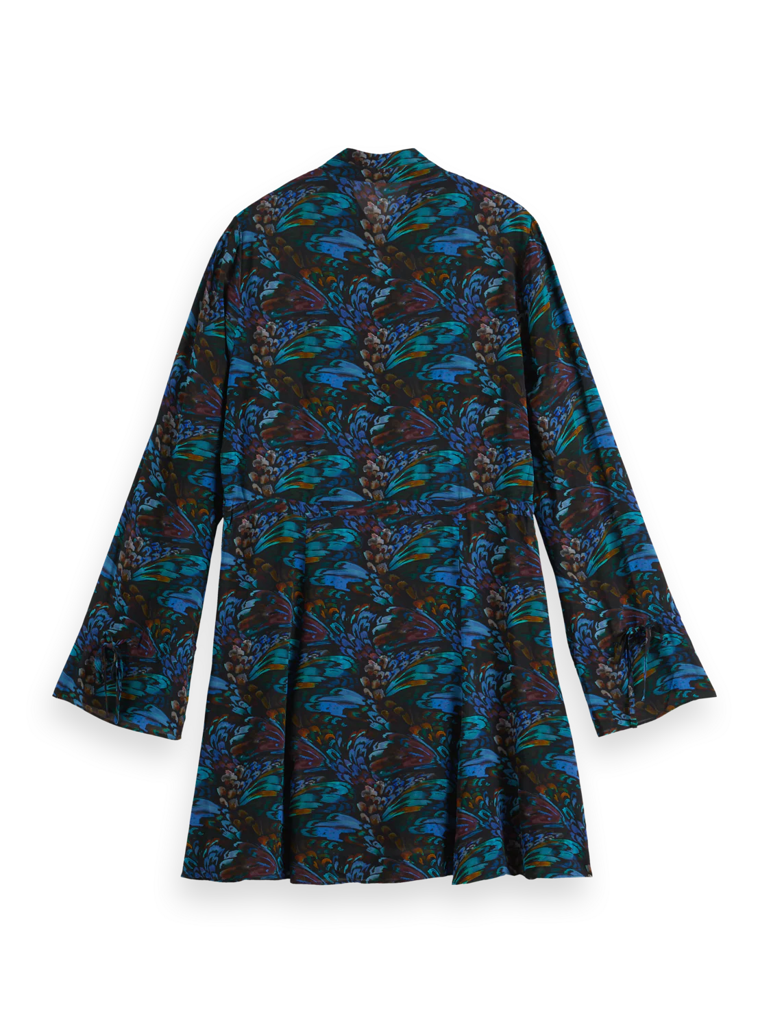Printed long sleeve mini dress - Image 11