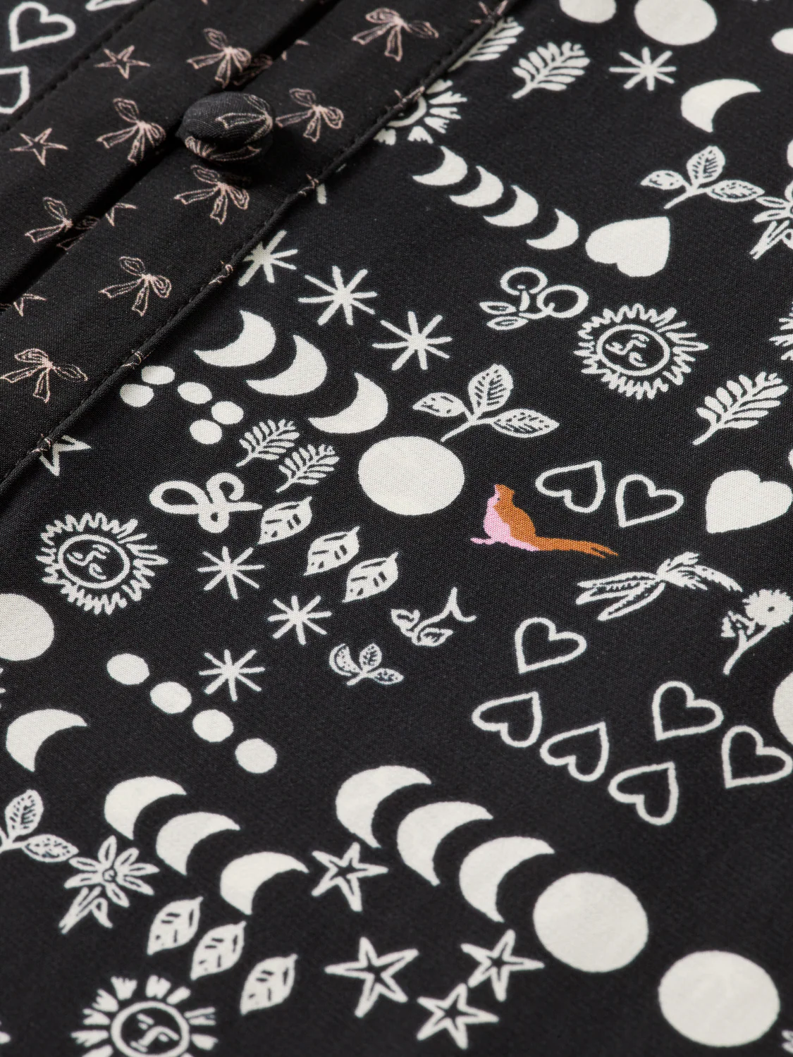 Printed long sleeve mini dress - Image 6