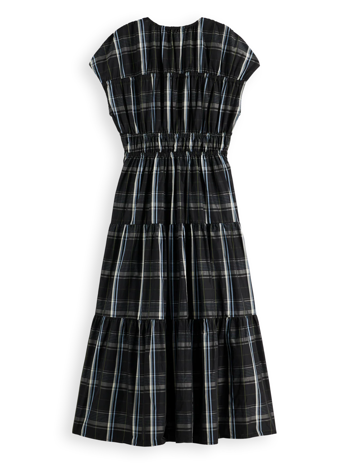 Gathered Taffeta midi dress - Image 5
