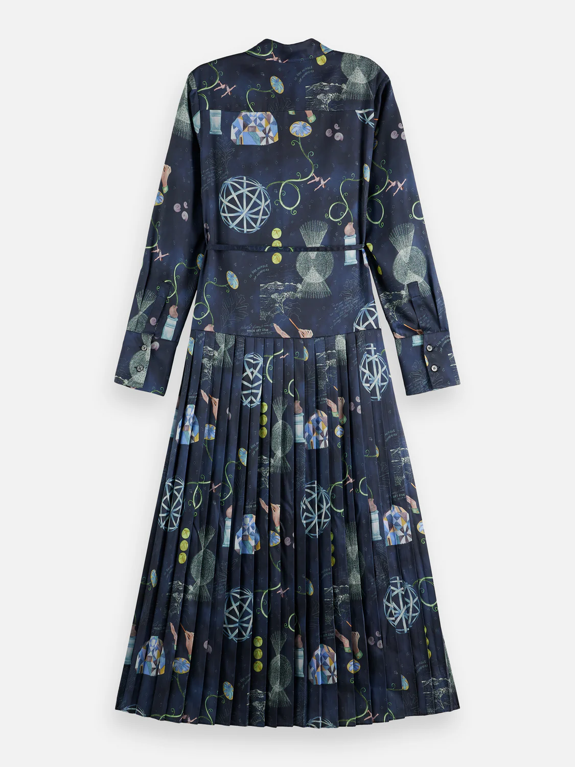 Belted shirt midi dress - Image 5