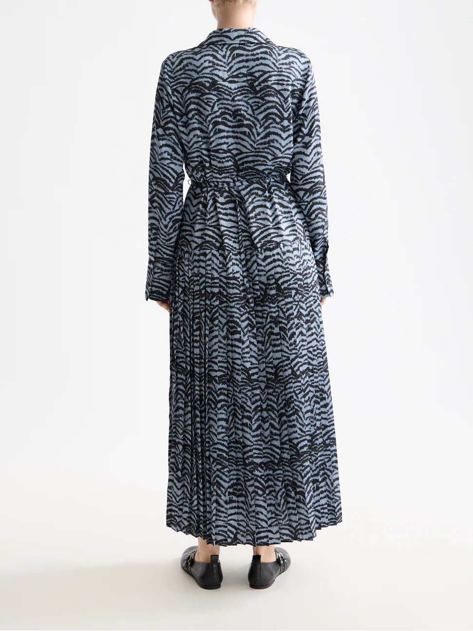 Belted shirt midi dress - Image 8