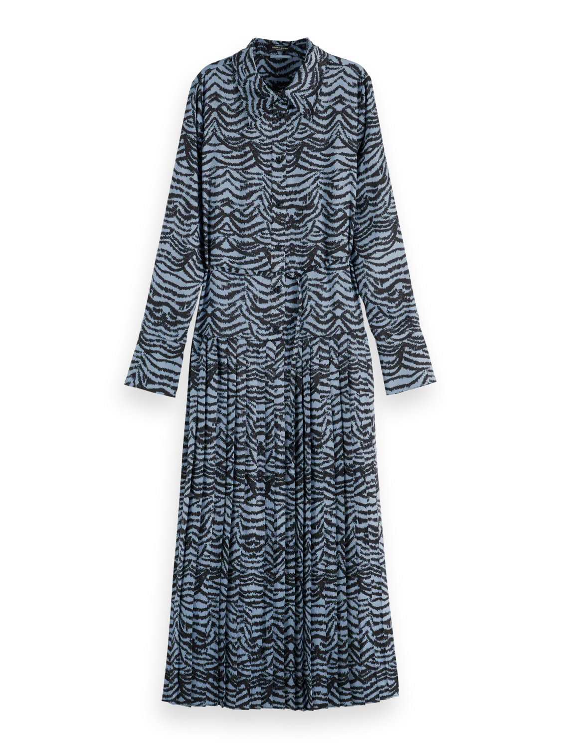 Belted shirt midi dress - Image 9